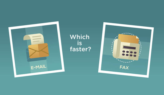 Which is Faster – Fax vs Email?