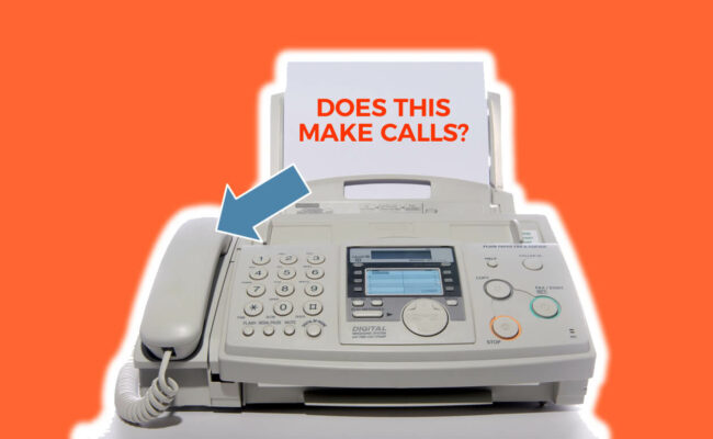 Can I make phone calls from my fax machine?