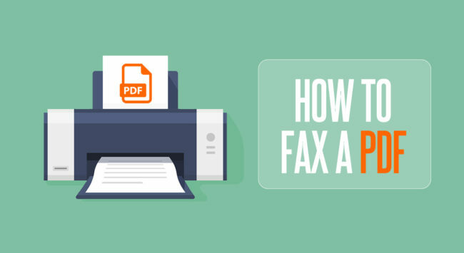 How to Fax a PDF