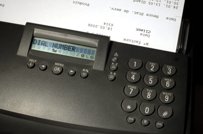 How many digits in a fax number?