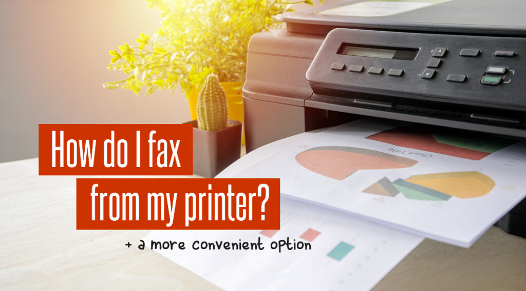 faxing from printer