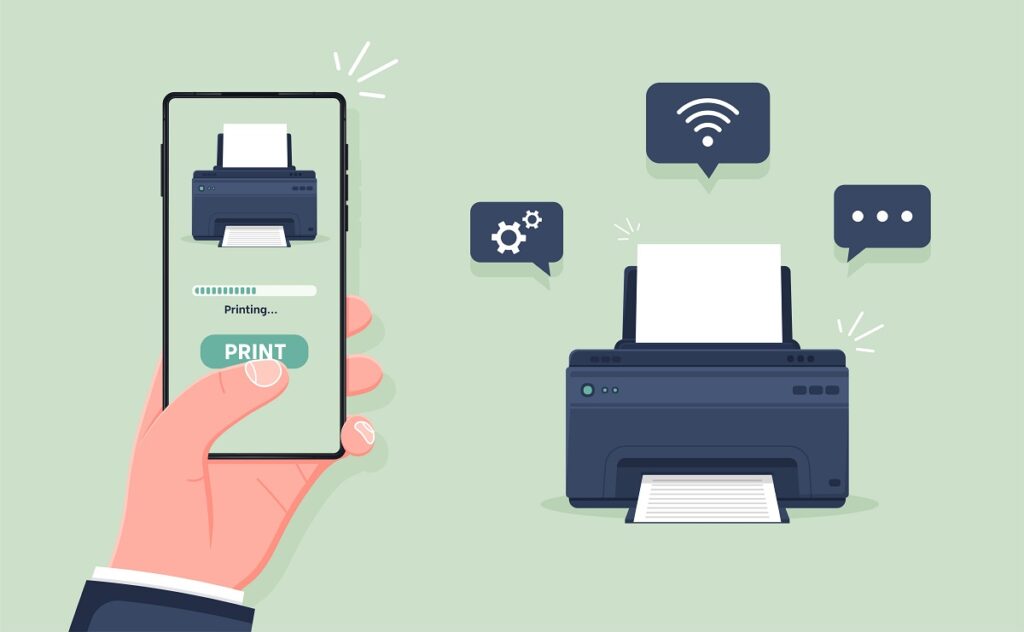 Printing of faxes